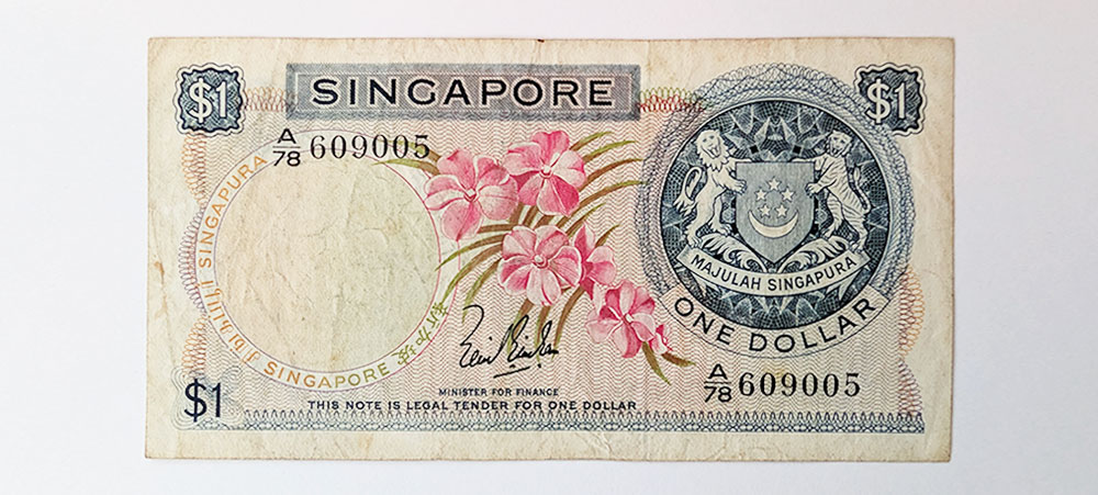 Billet 1 orchidee singapour