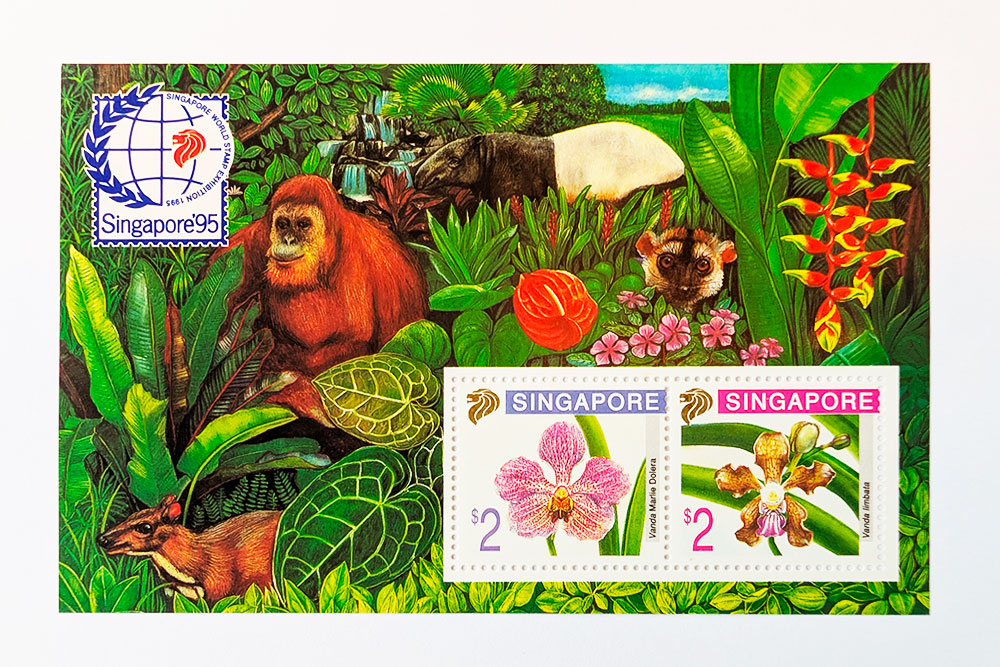 timbre orchidee singapour 11