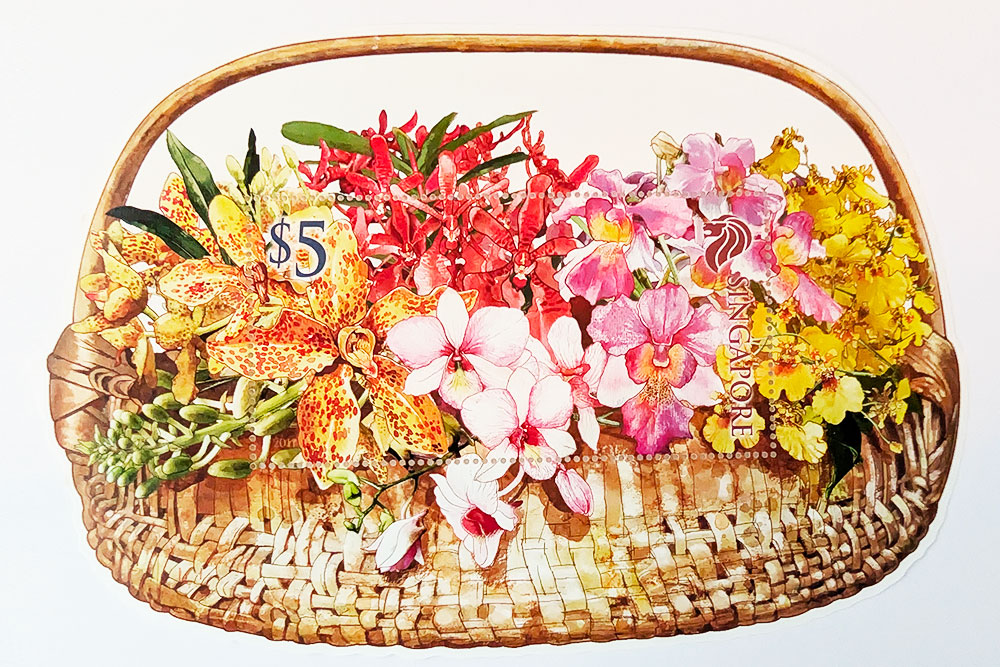 timbre orchidee singapour 3