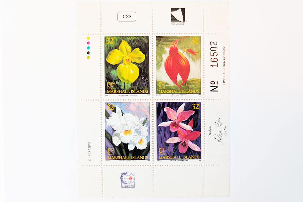 timbre orchidee singapour 5