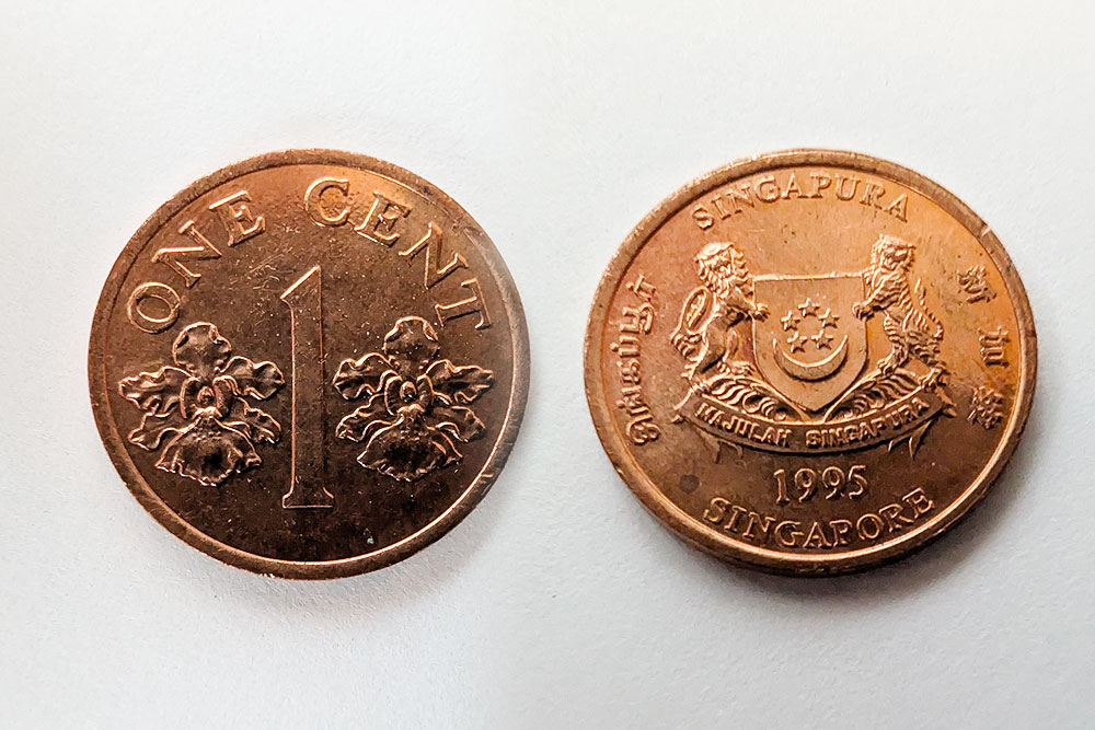 monnaie orchidee singapour 1